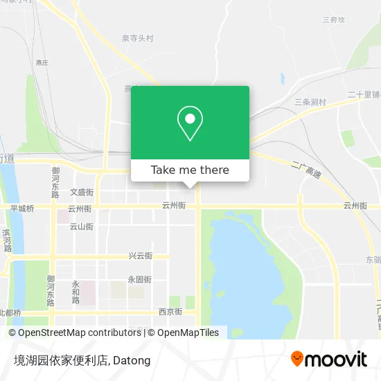 境湖园依家便利店 map