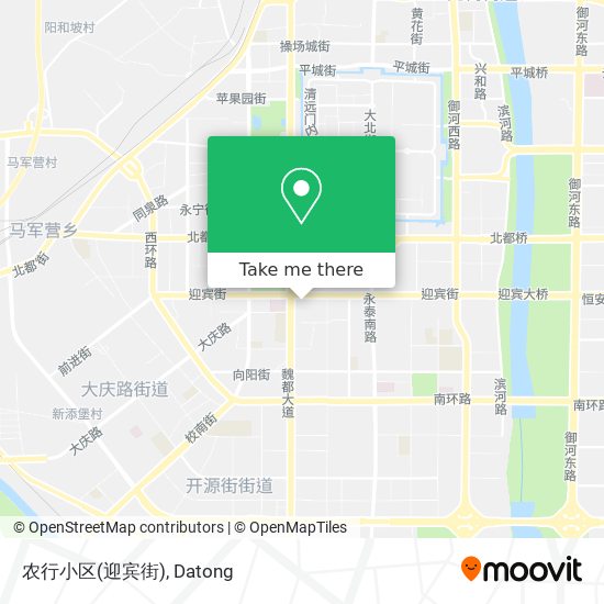 农行小区(迎宾街) map