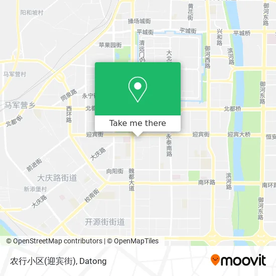 农行小区(迎宾街) map