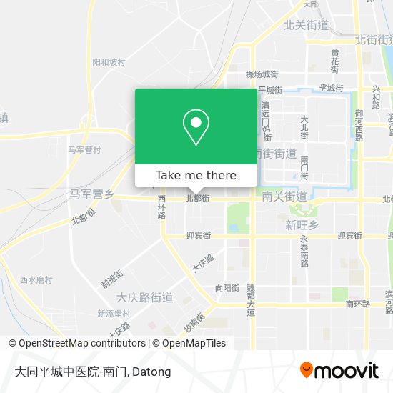 大同平城中医院-南门 map