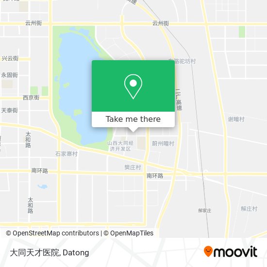 大同天才医院 map