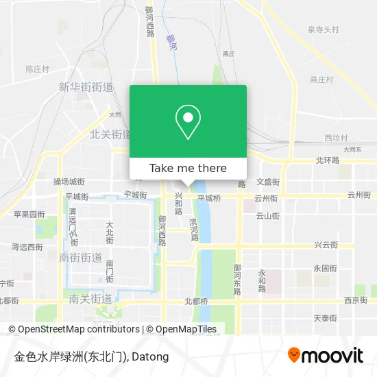 金色水岸绿洲(东北门) map