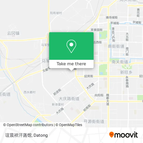 谊晨祥汗蒸馆 map