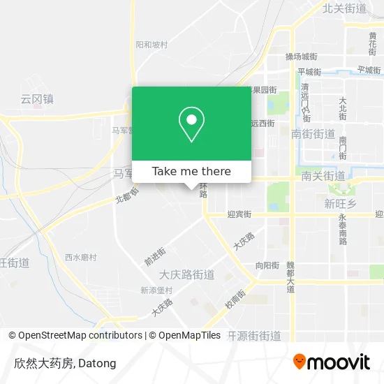 欣然大药房 map