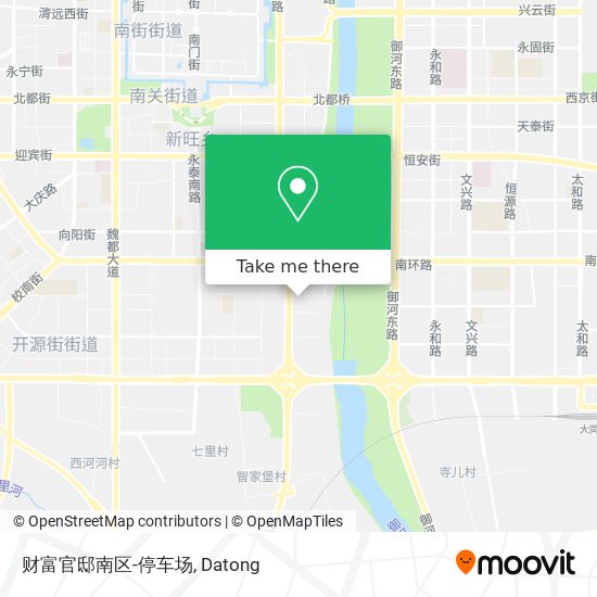 财富官邸南区-停车场 map
