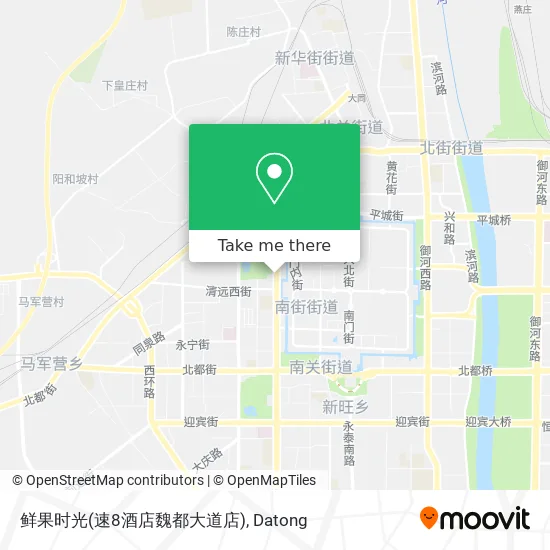 鲜果时光(速8酒店魏都大道店) map