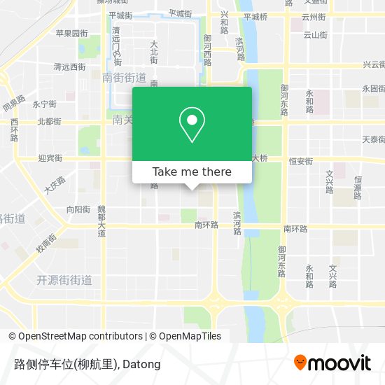 路侧停车位(柳航里) map
