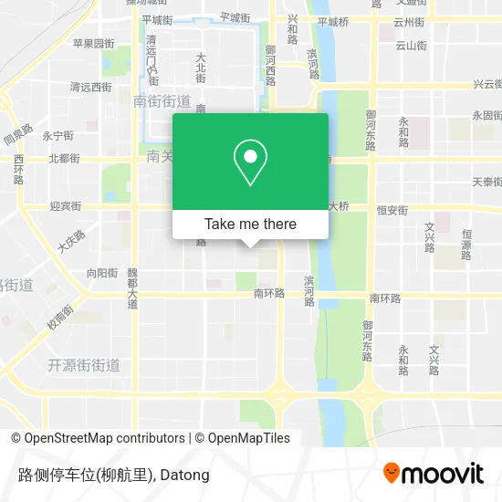 路侧停车位(柳航里) map
