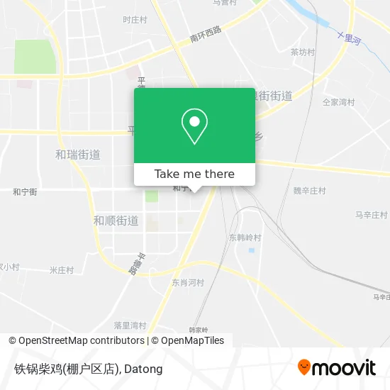 铁锅柴鸡(棚户区店) map