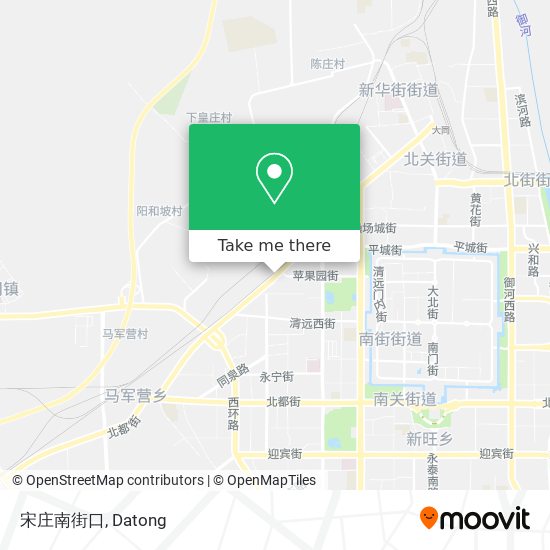 宋庄南街口 map