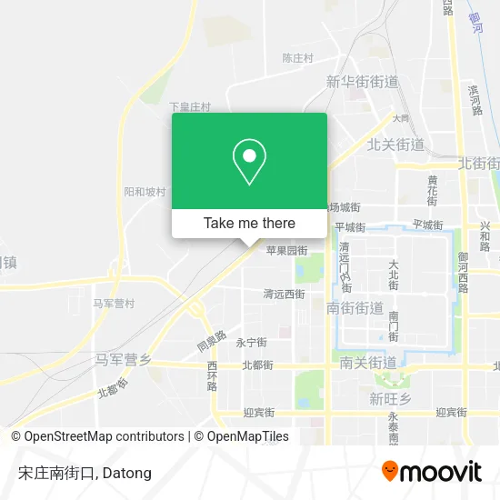 宋庄南街口 map