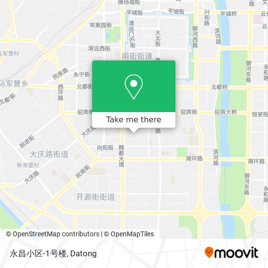 永昌小区-1号楼 map