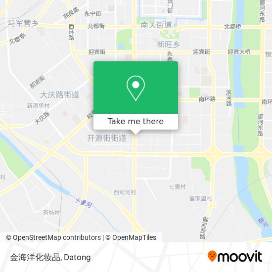 金海洋化妆品 map