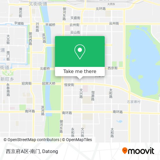 西京府A区-南门 map