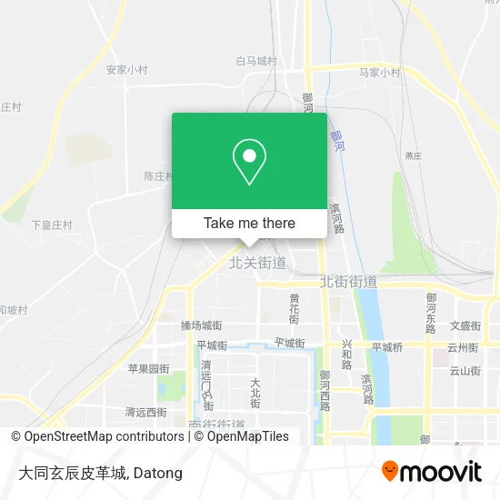 大同玄辰皮革城 map