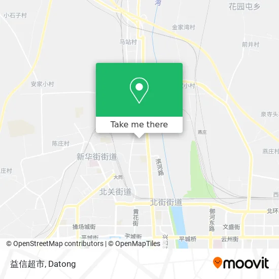 益信超市 map