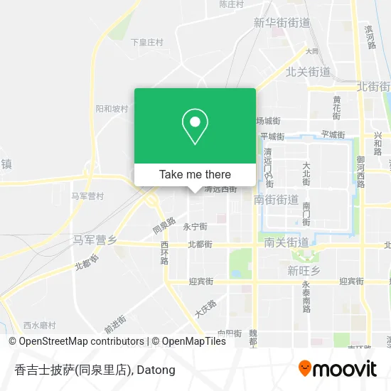 香吉士披萨(同泉里店) map