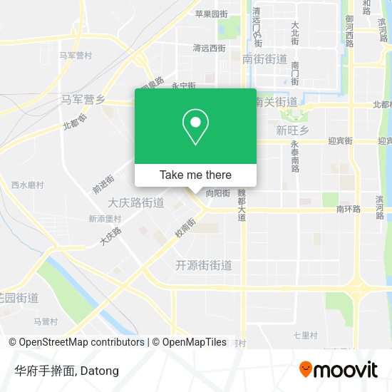 华府手擀面 map