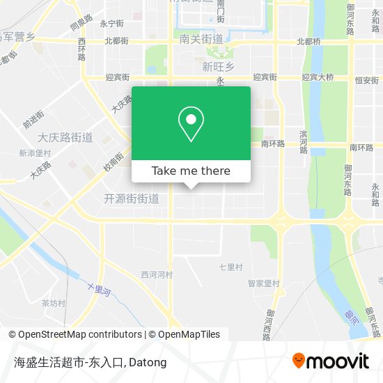 海盛生活超市-东入口 map