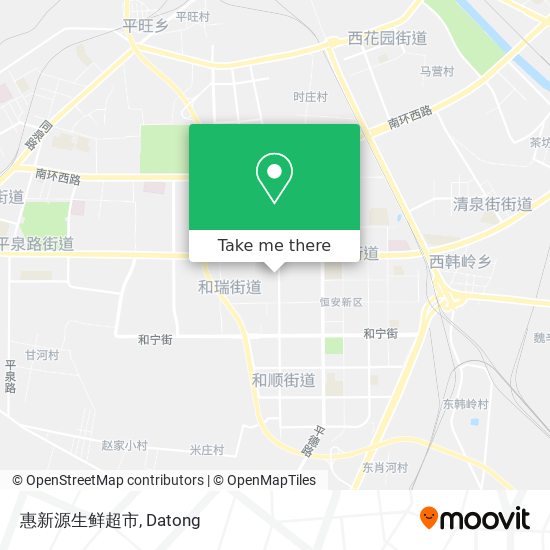 惠新源生鲜超市 map