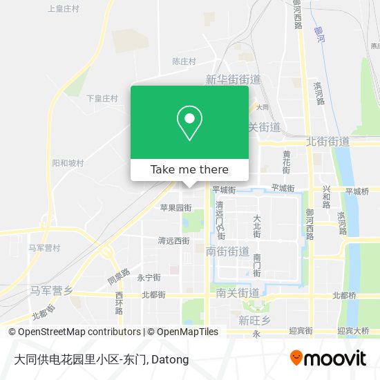 大同供电花园里小区-东门 map