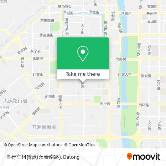 自行车租赁点(永泰南路) map