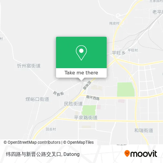纬四路与新晋公路交叉口 map