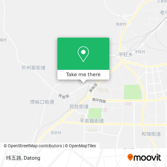 纬五路 map