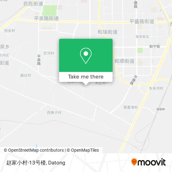 赵家小村-13号楼 map