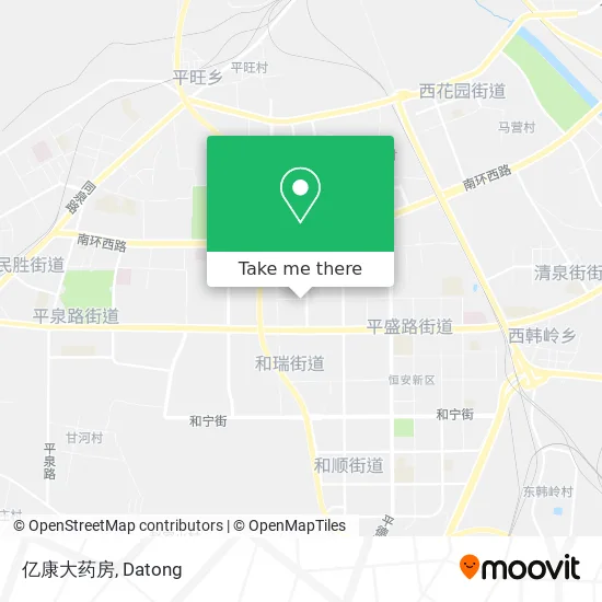 亿康大药房 map