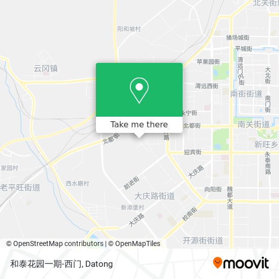和泰花园一期-西门 map