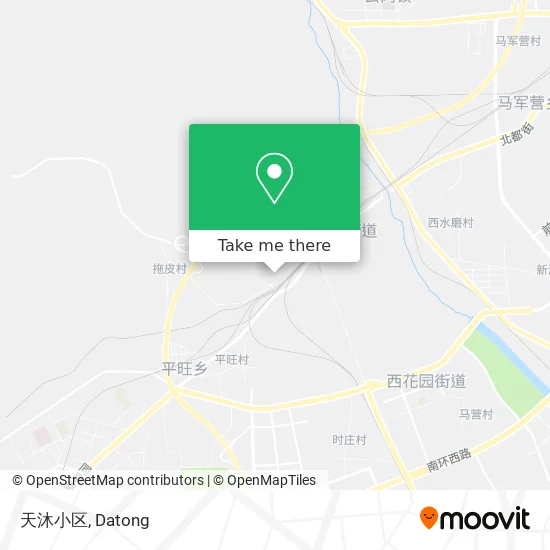 天沐小区 map