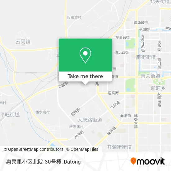 惠民里小区北院-30号楼 map