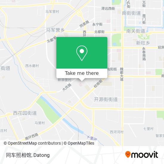 同车照相馆 map