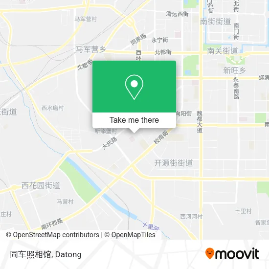 同车照相馆 map