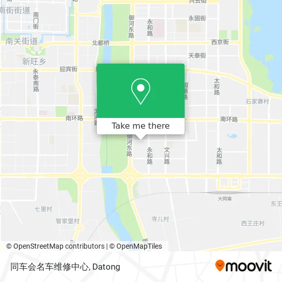 同车会名车维修中心 map