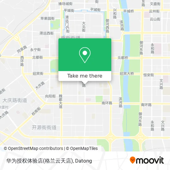 华为授权体验店(格兰云天店) map