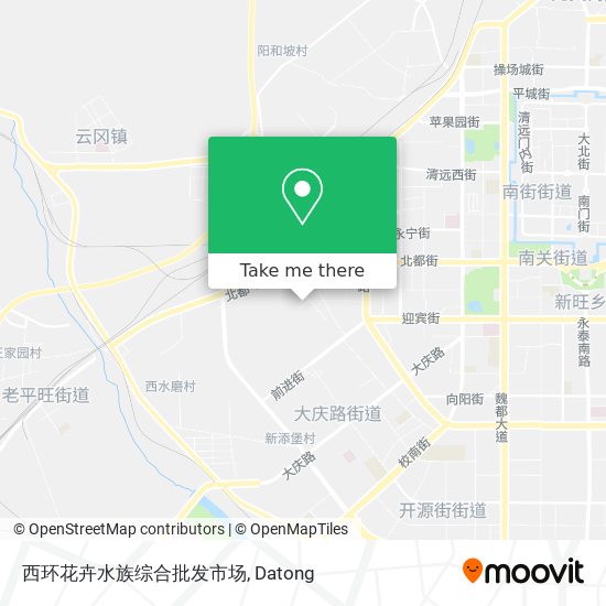 西环花卉水族综合批发市场 map