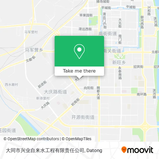 大同市兴业自来水工程有限责任公司 map