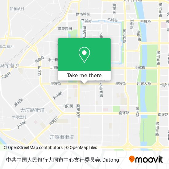 中共中国人民银行大同市中心支行委员会 map