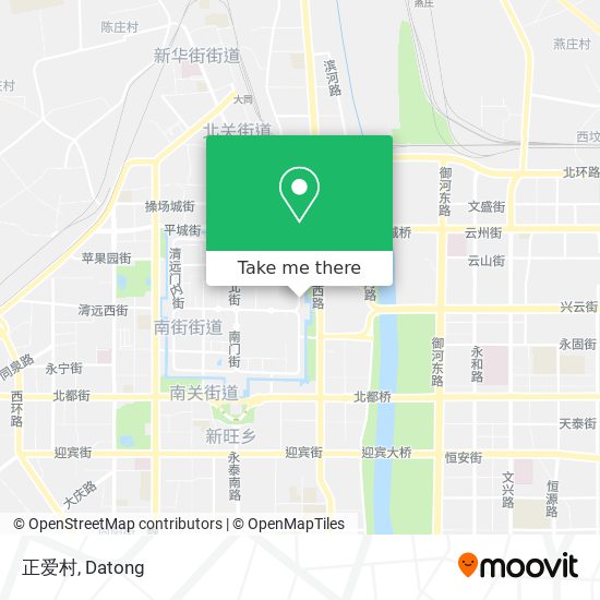 正爱村 map