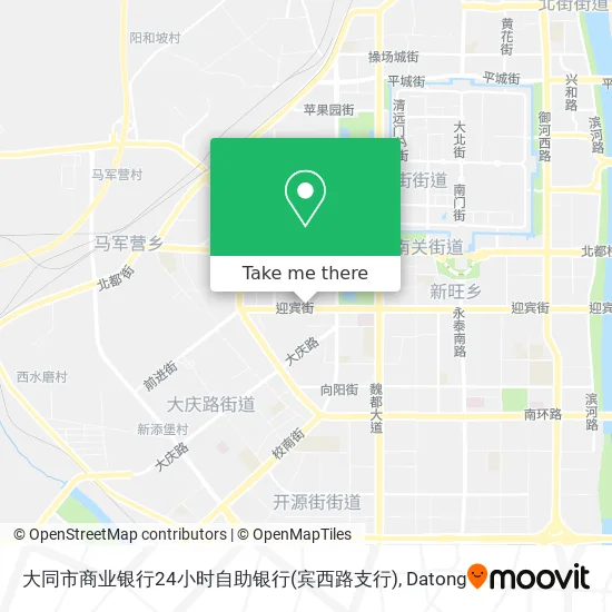 大同市商业银行24小时自助银行(宾西路支行) map