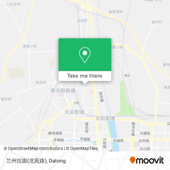 兰州拉面(北苑路) map