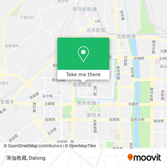 薄伽教藏 map