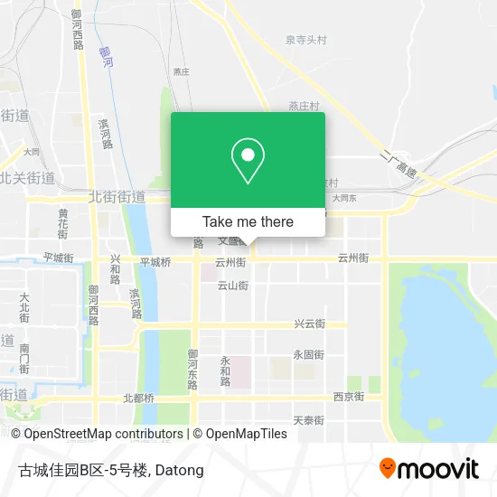 古城佳园B区-5号楼 map