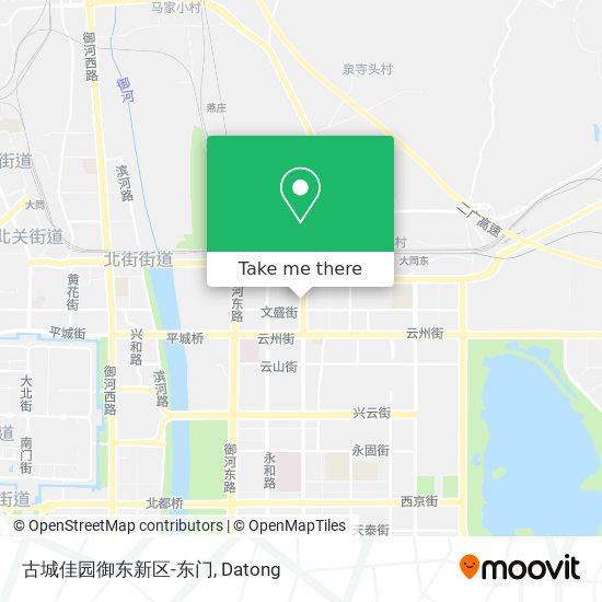 古城佳园御东新区-东门 map