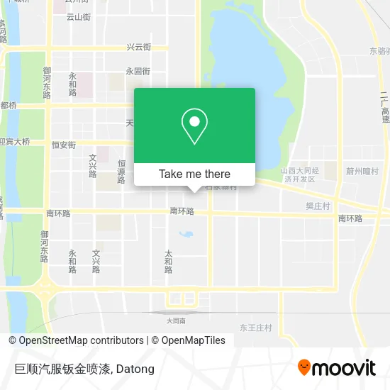 巨顺汽服钣金喷漆 map