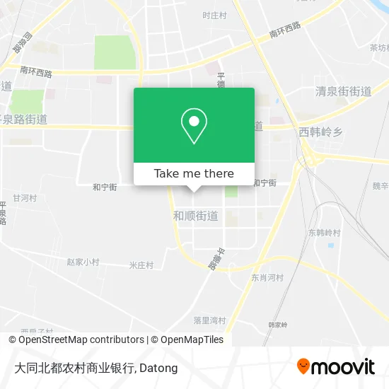 大同北都农村商业银行 map