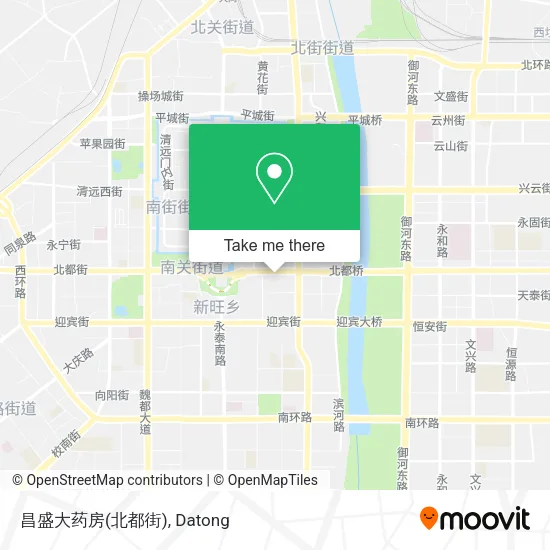 昌盛大药房(北都街) map