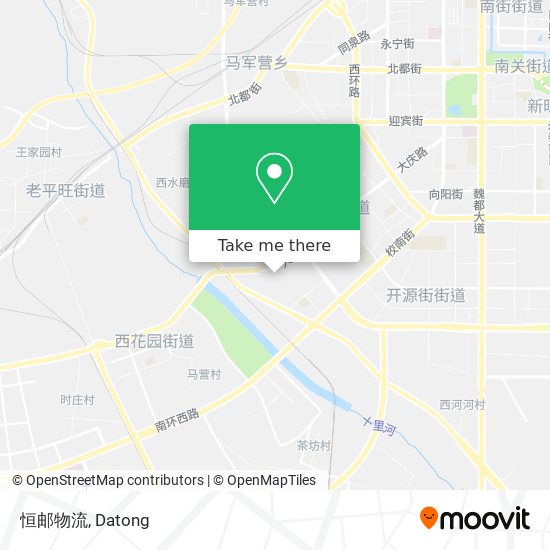 恒邮物流 map